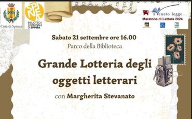  Grande lotteria degli oggetti letterari con Margherita Stevanato