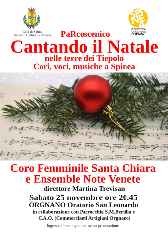 Cantando il Natale nelle terre dei Tiepolo: coro, voci,  musiche 