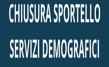 Chiusura sportello anagrafe venerdi 22 novembre