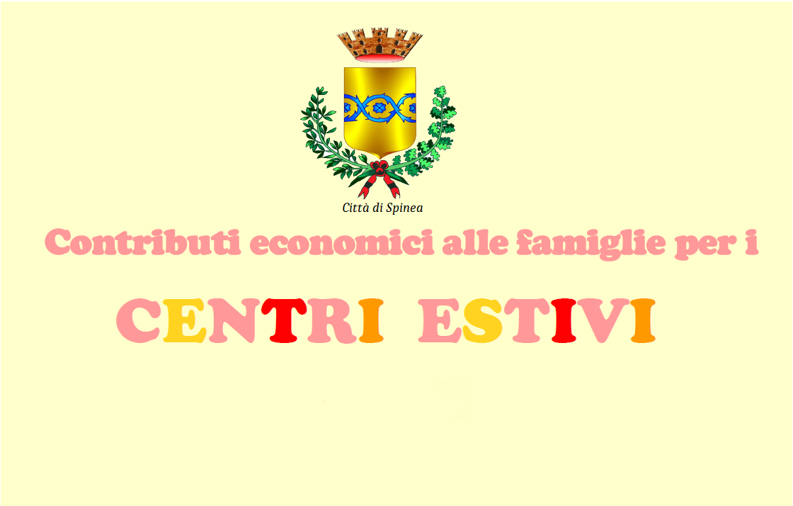 Centri estivi 2024 contributi economici di sostegno alle famiglie