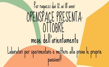 Laboratorio per sperimentare le proprie passioni: per ragazzi dai 12 ai 18 anni