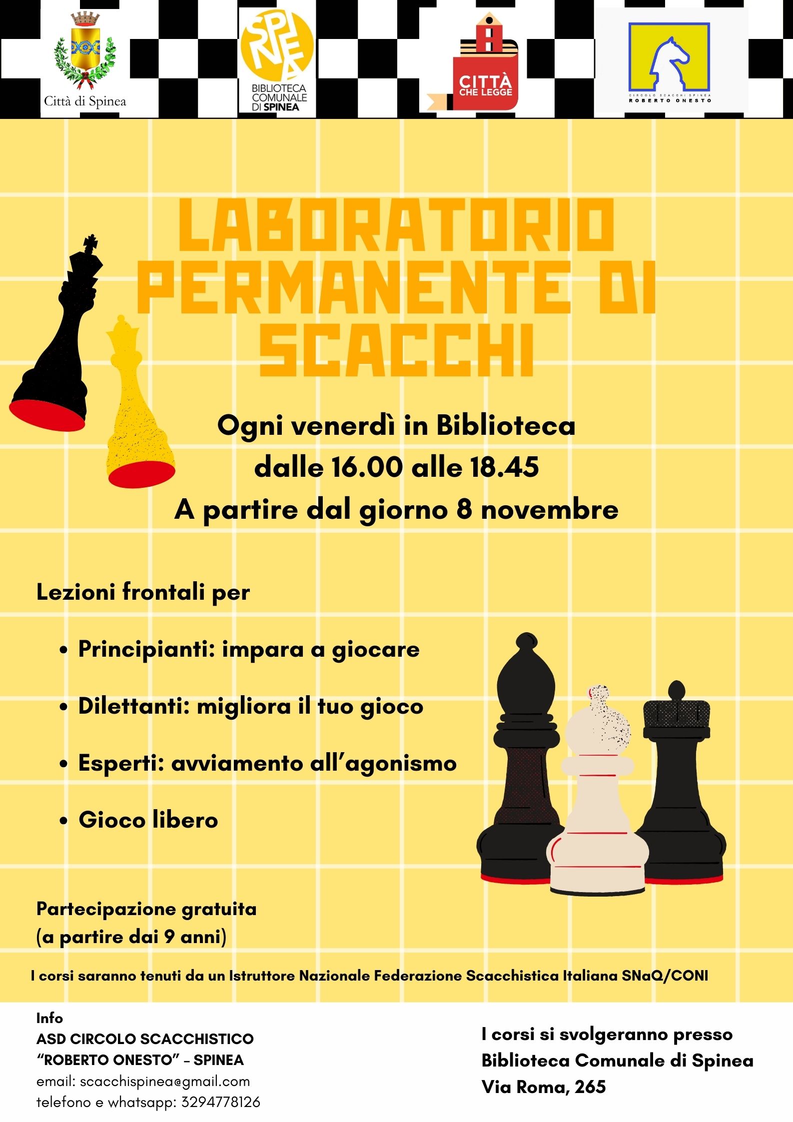 Laboratorio permanente di scacchi