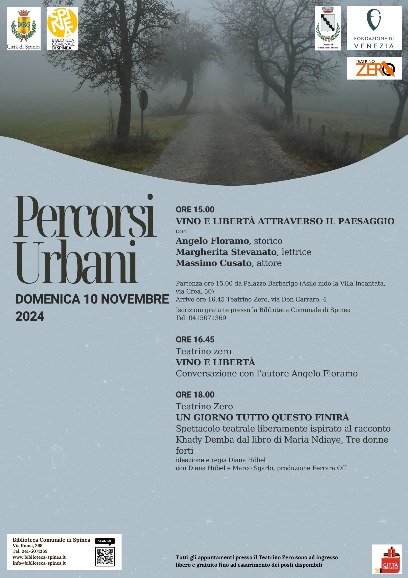 Primo percorso urbano del progetto Teatro Naturale