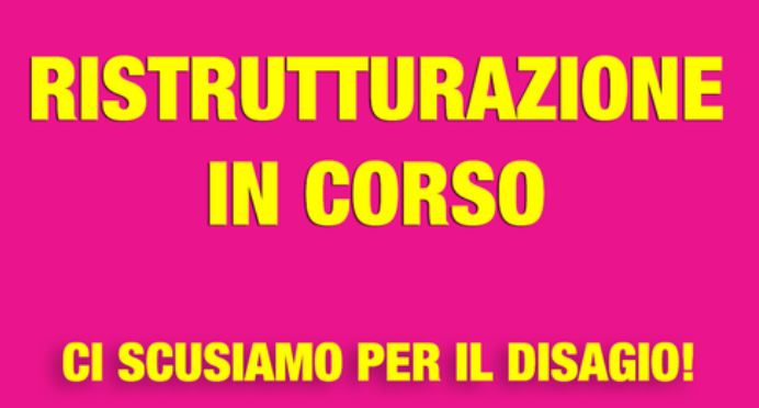 Preavviso ristrutturazione uffici comunali: ci scusiamo per il disagio